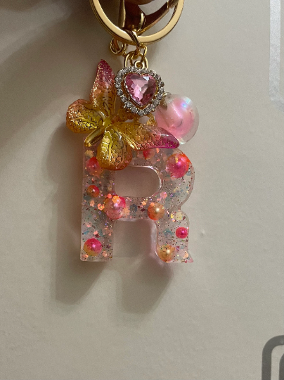 Color Bubbles Keychain Pink