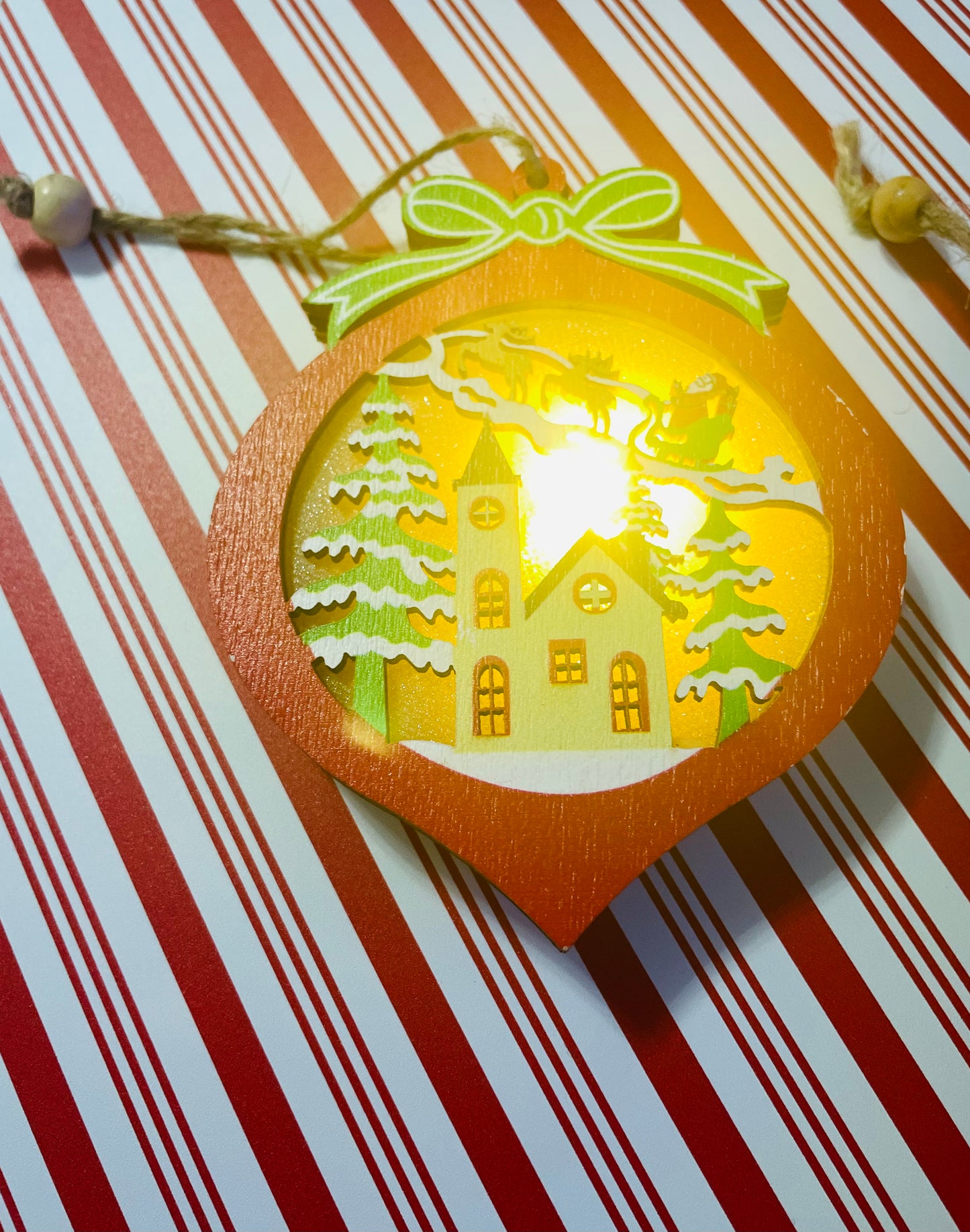 Light Up Christmas Ornaments