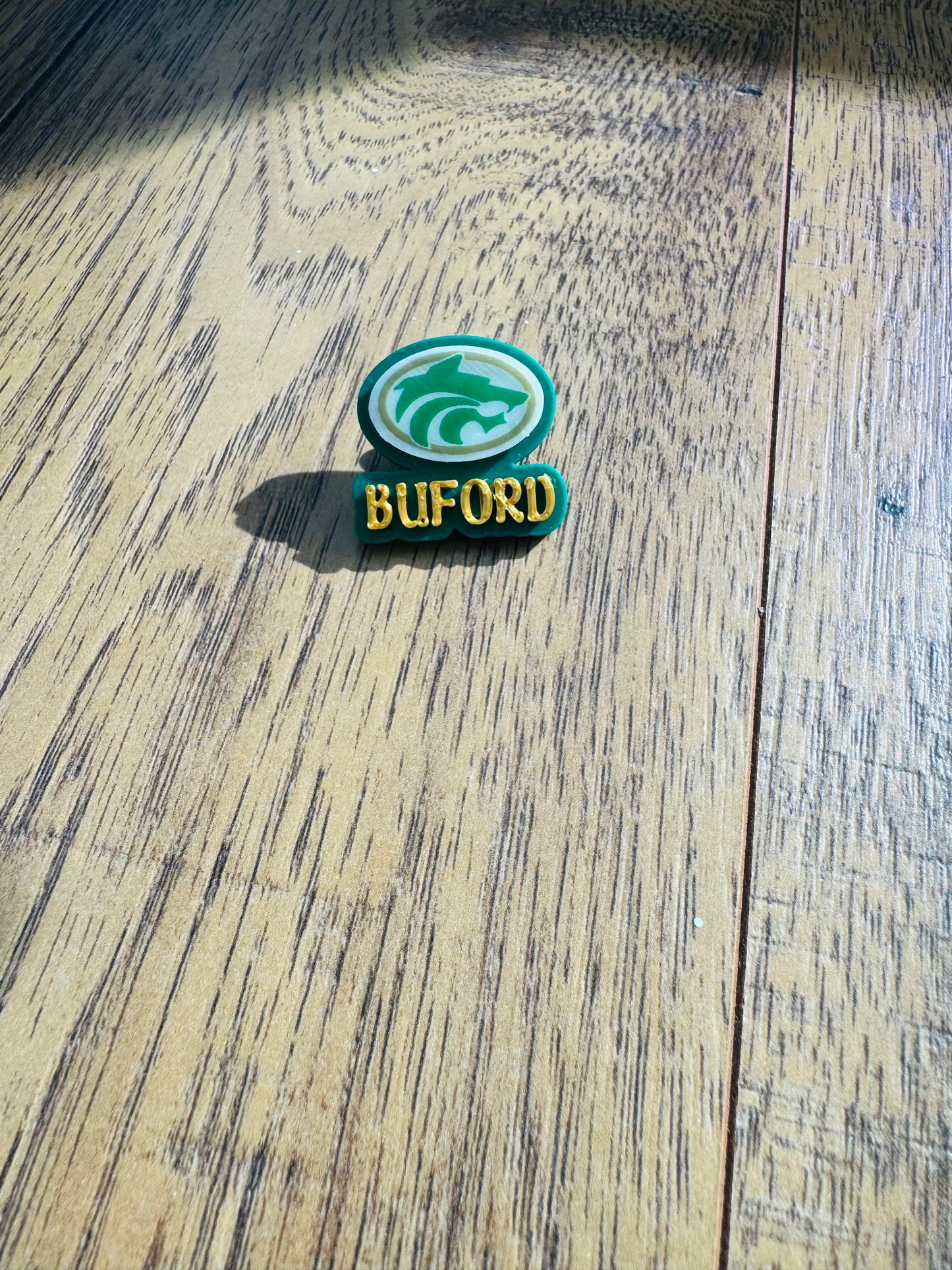 Custom School Logo Keychain & Croc Charm | Personalized Spirit Accessories