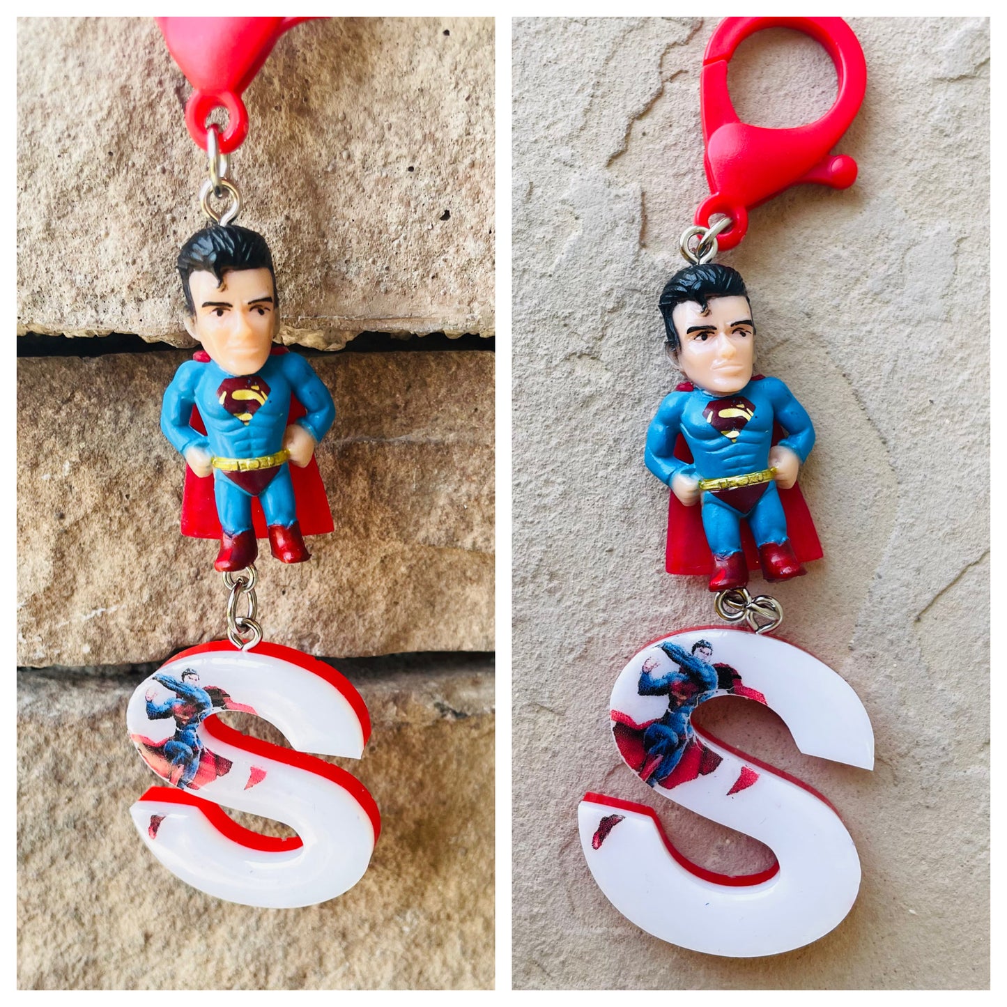 Superman Backpack Tag