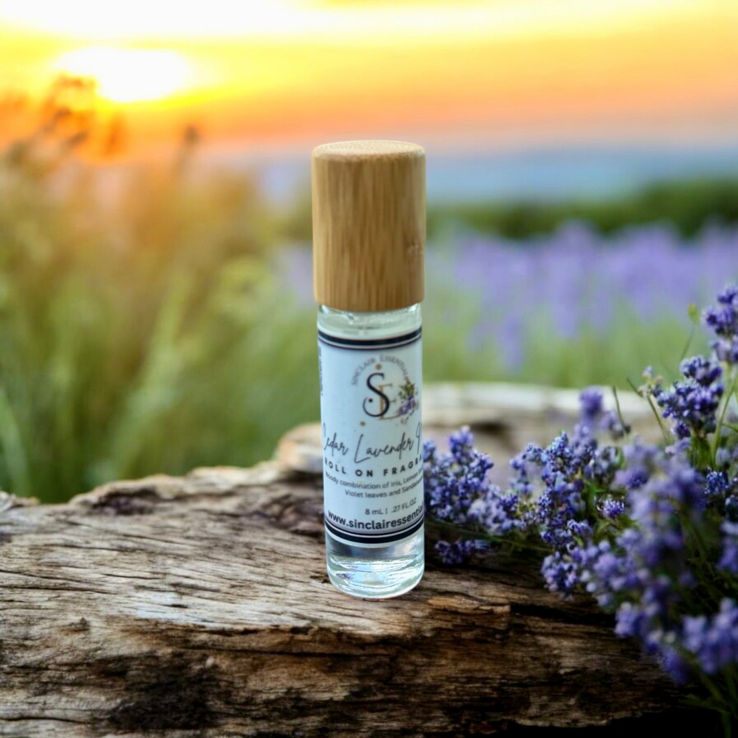 Cedar Lavender Musk Cologne Roller