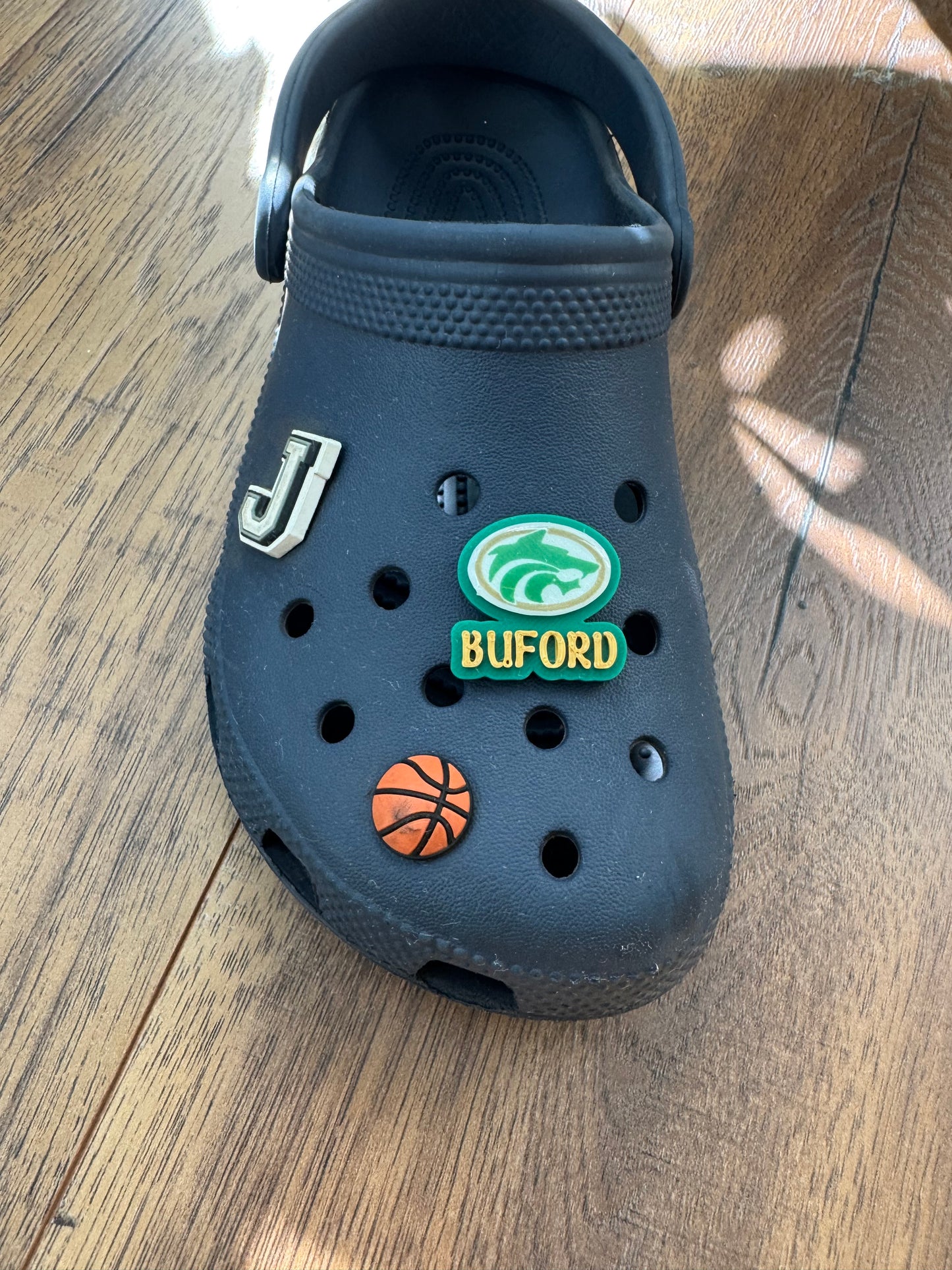 Custom School Logo Keychain & Croc Charm | Personalized Spirit Accessories