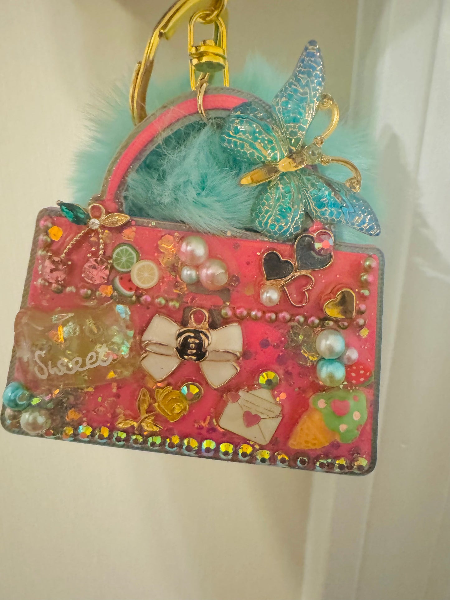 Sweetheart Sparkle Stack Keycharm