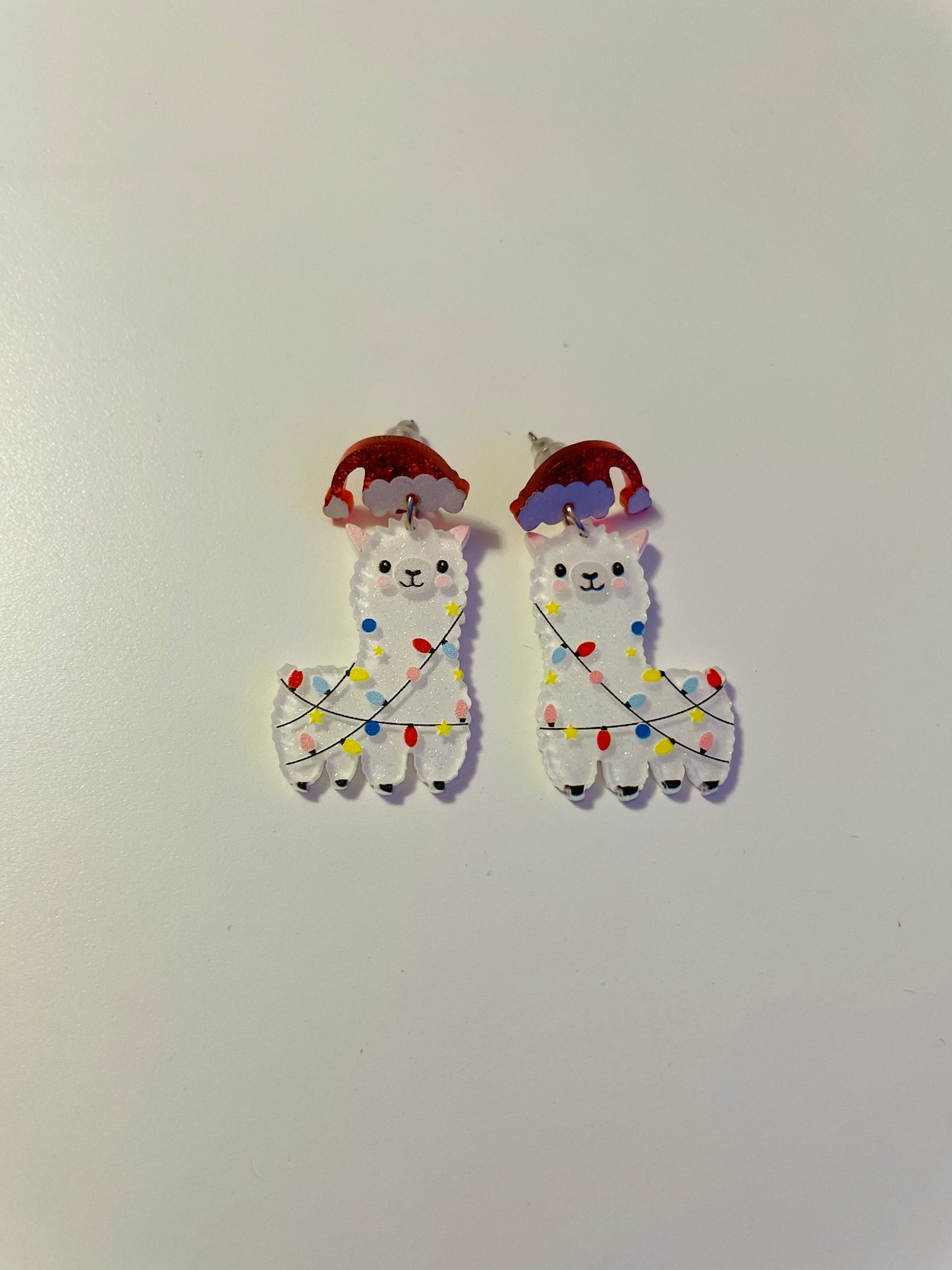 Christmas Llama Earrings