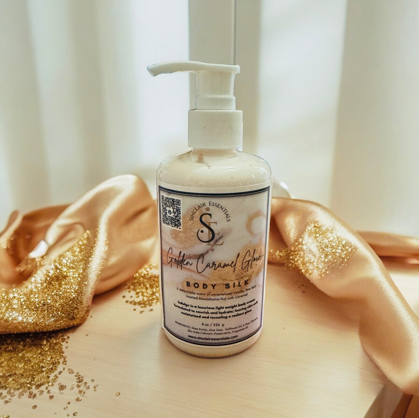 Golden Caramel Glow Shea Butter Lotion