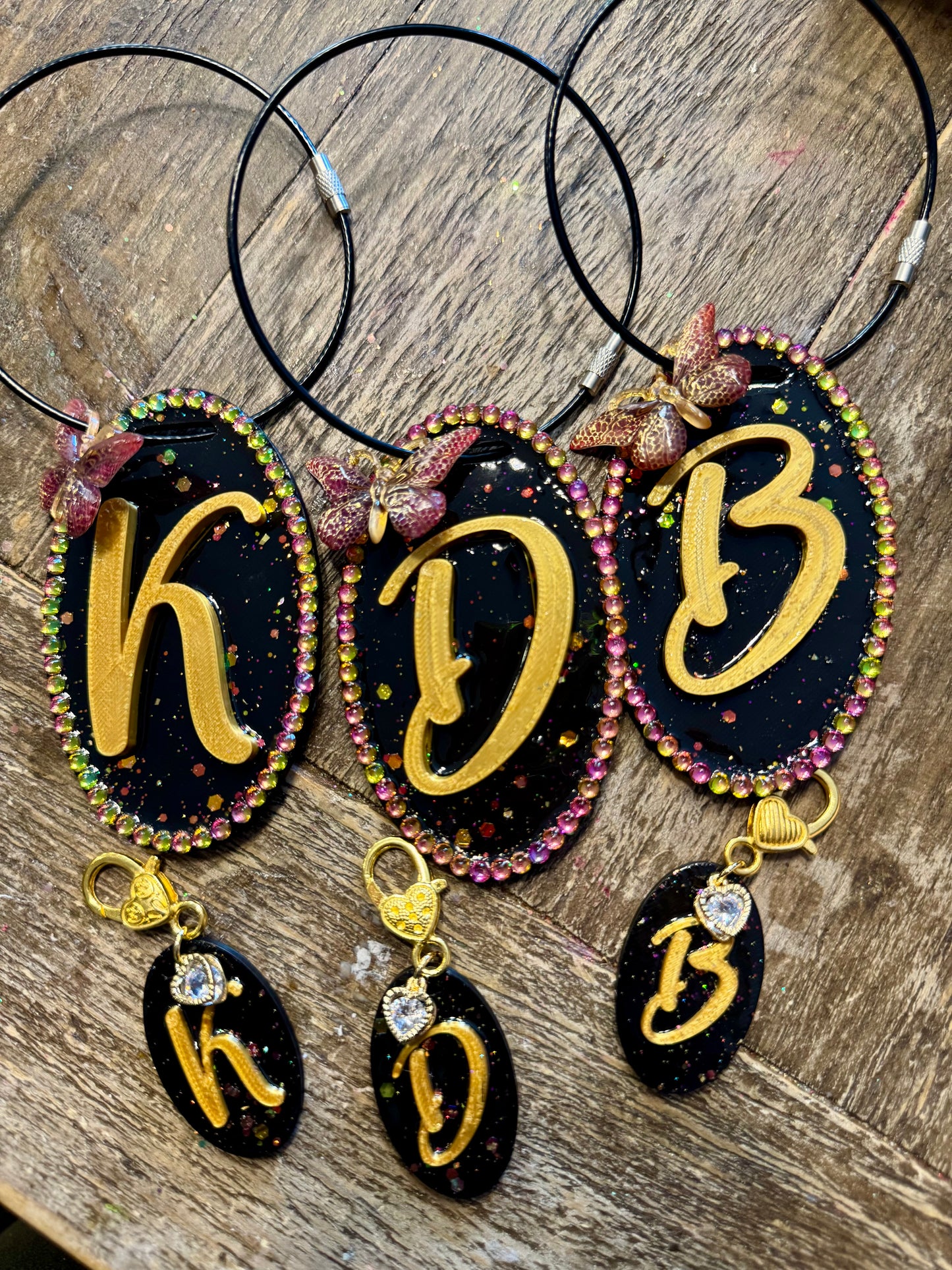 Oval Bling Luggage Tag