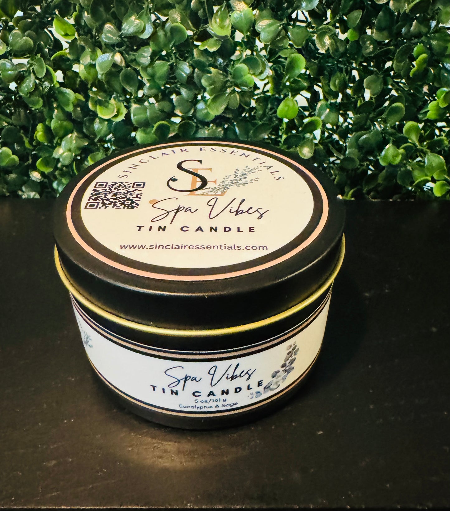 8oz Hand Poured Tin Candle