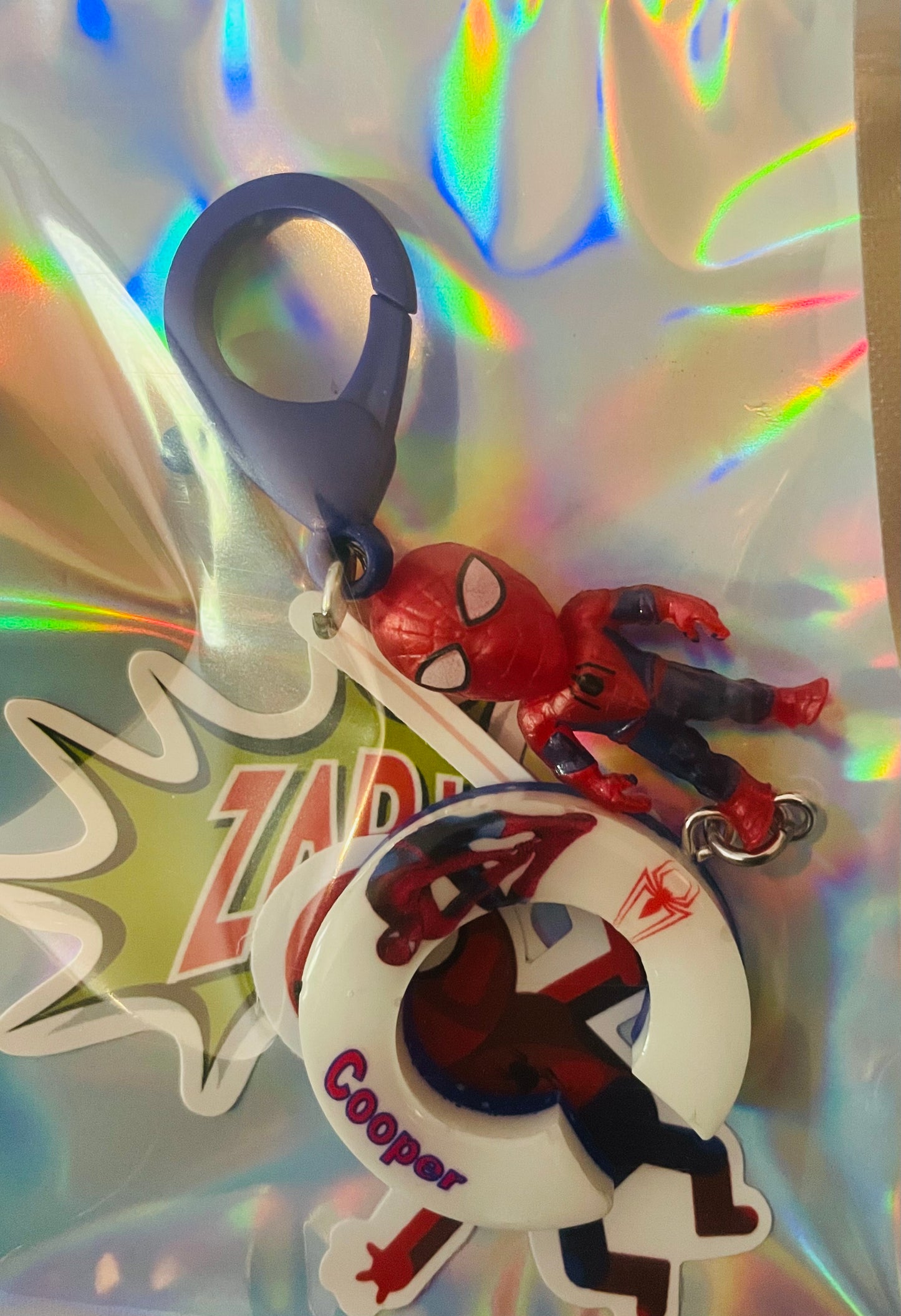 Spiderman Backpack Tag