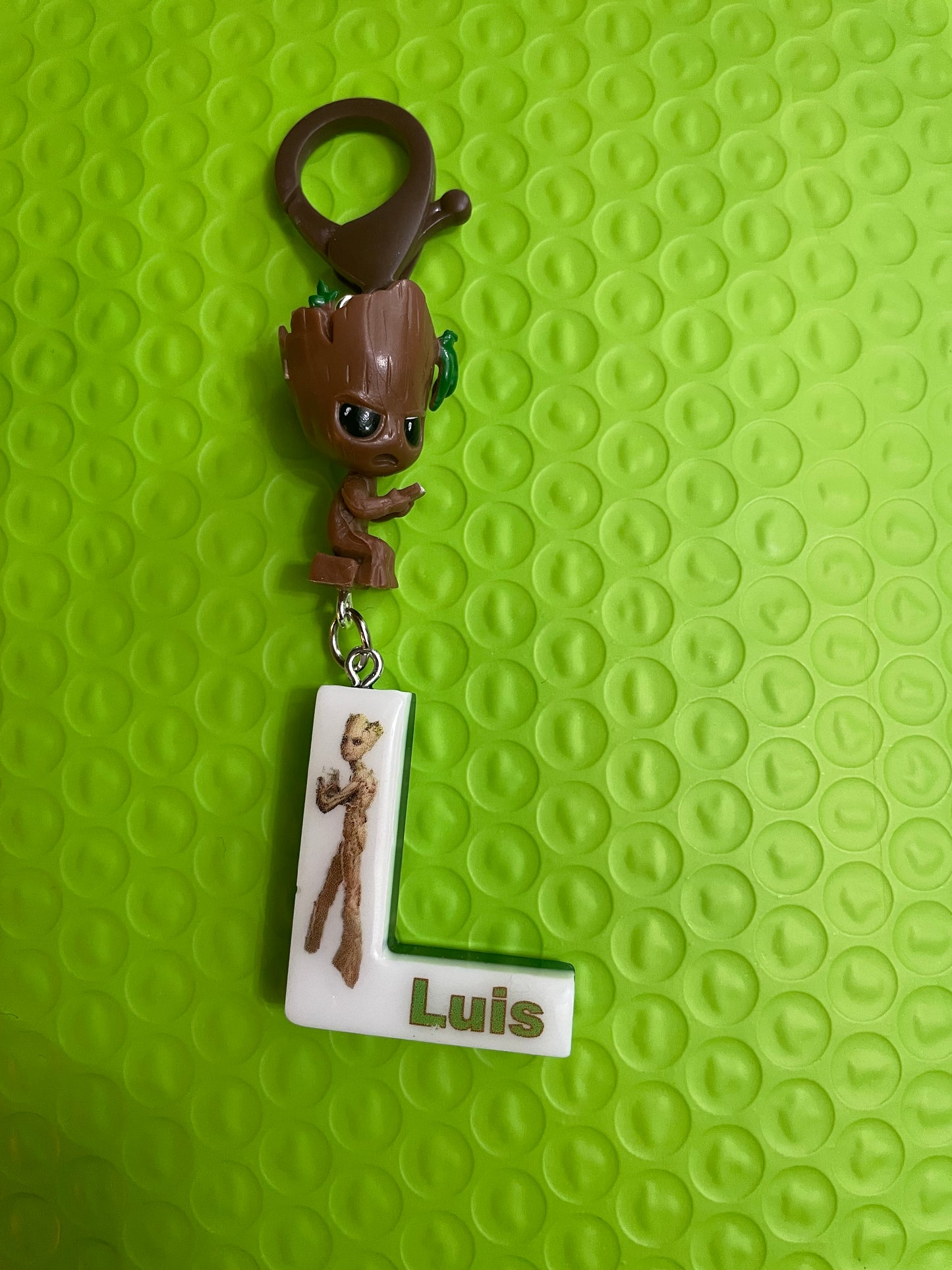 Groot Backpack Tag