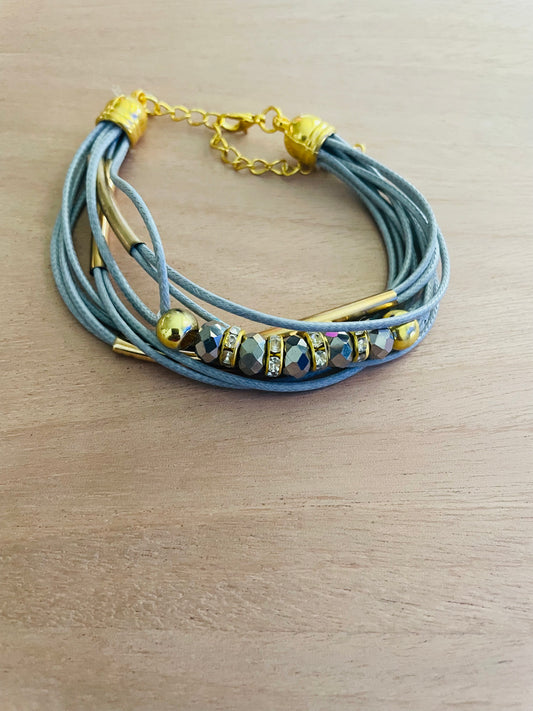 Gray Jewel Bracelet