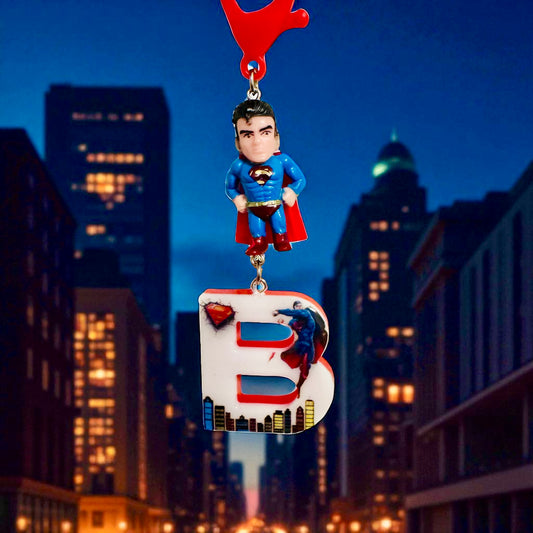 Superman Backpack Tag