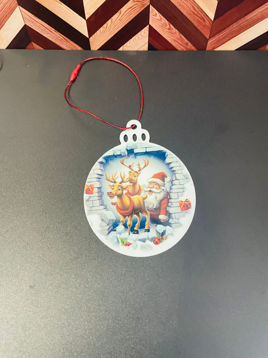 Santa ornament