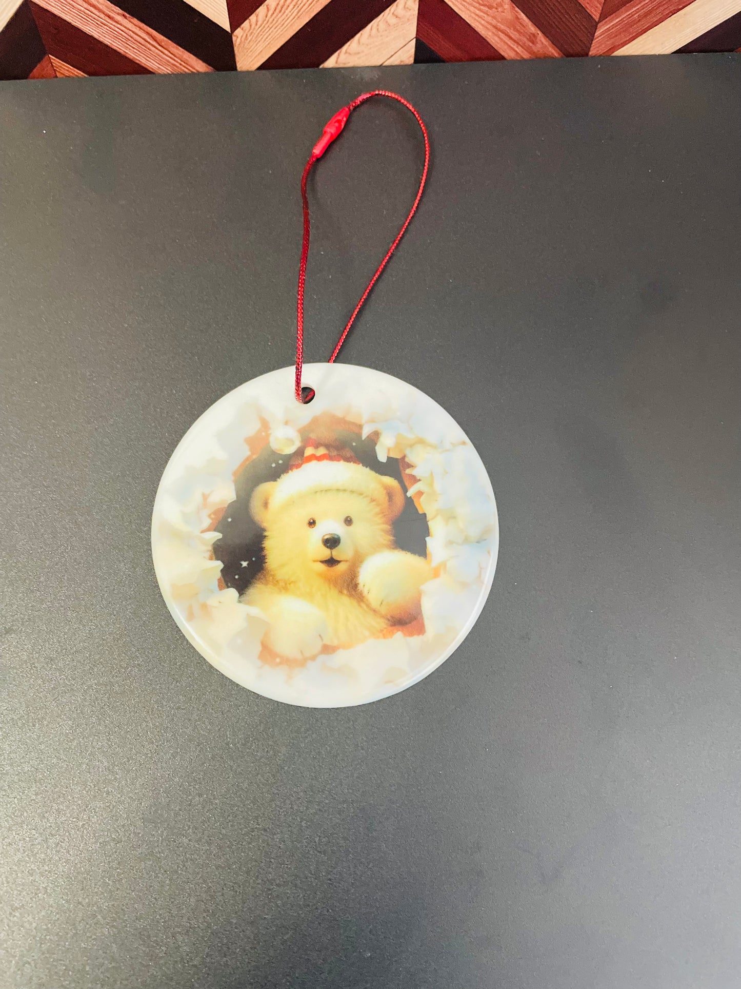 Polar Bear Ceramic ornament