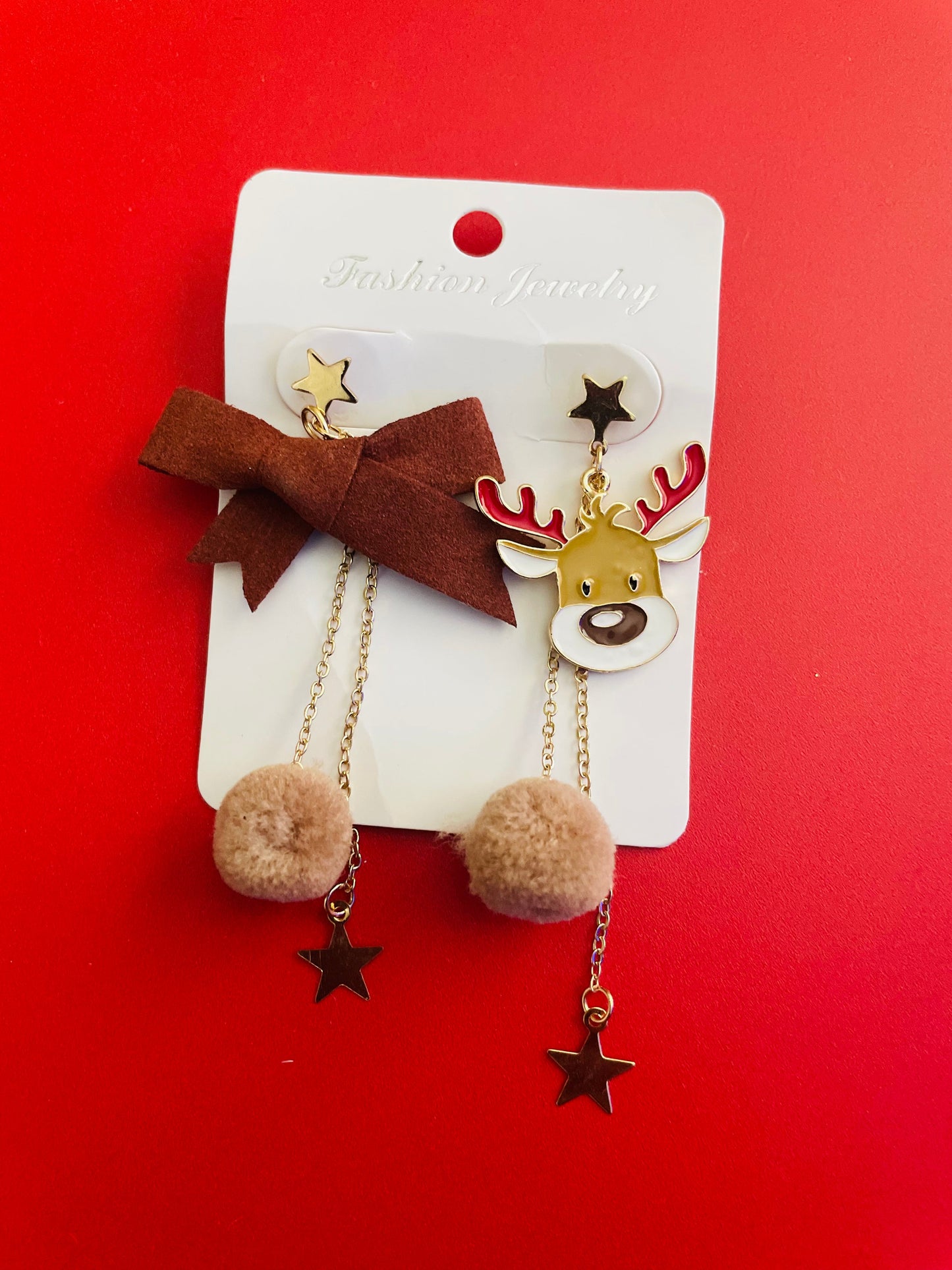 Reindeer Earrings