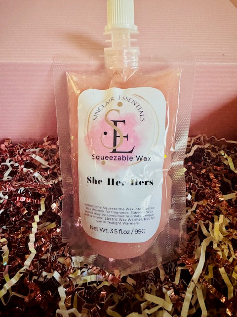 She/Her/Hers Squeezable Wax