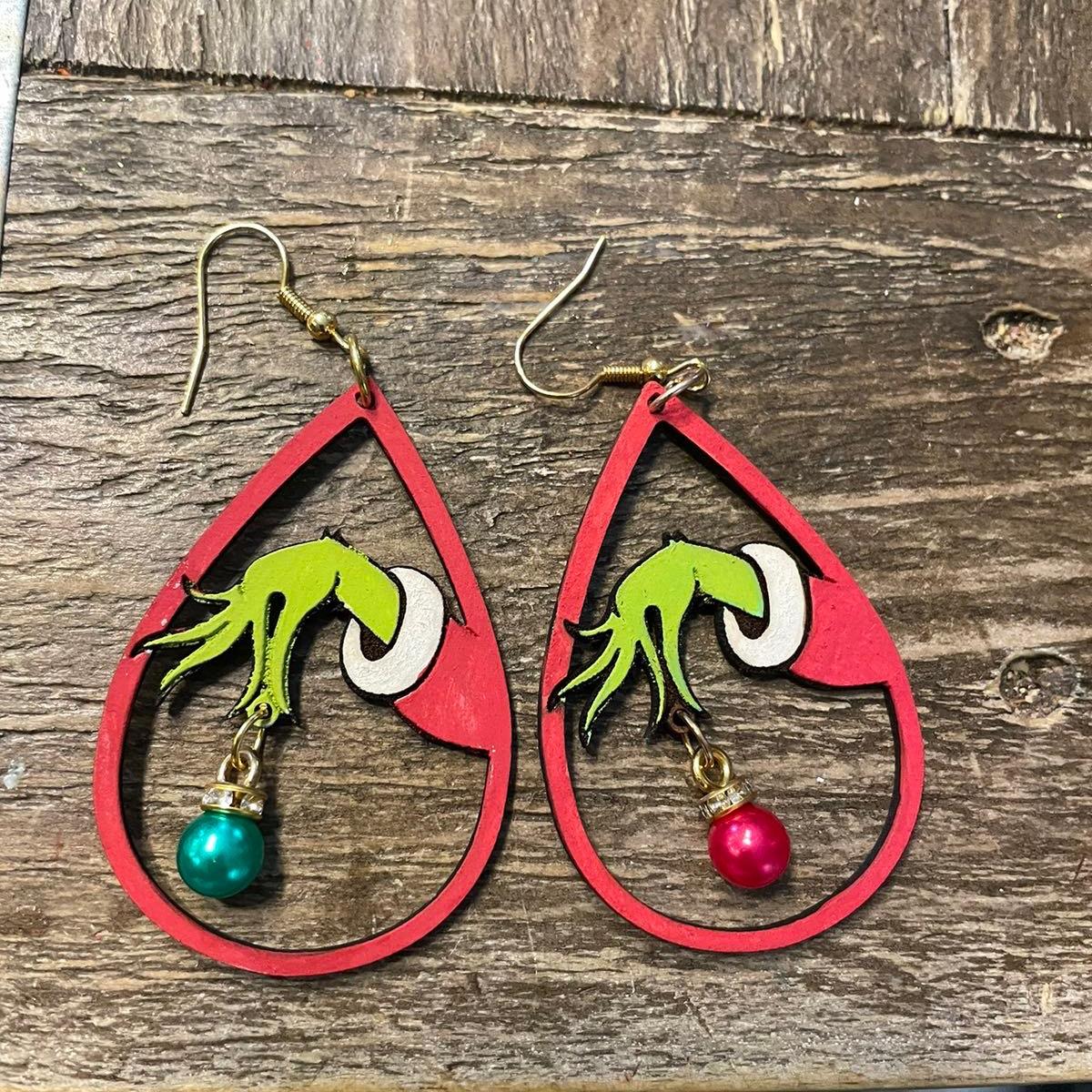 Grinch Earrings