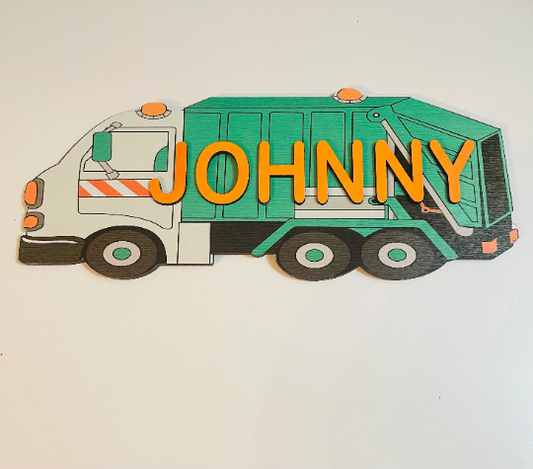 Garbage Truck Name Puzzle