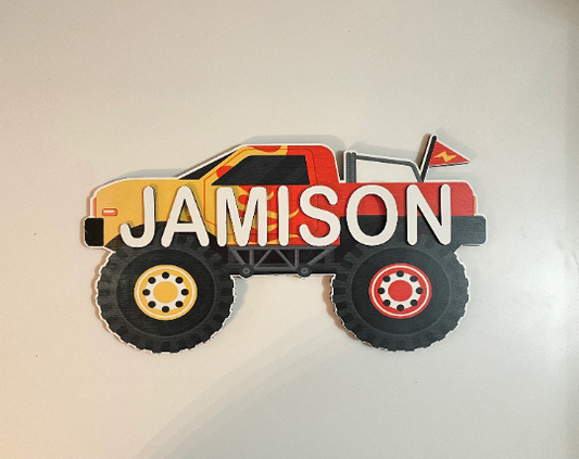 Monster Truck Name Puzzle